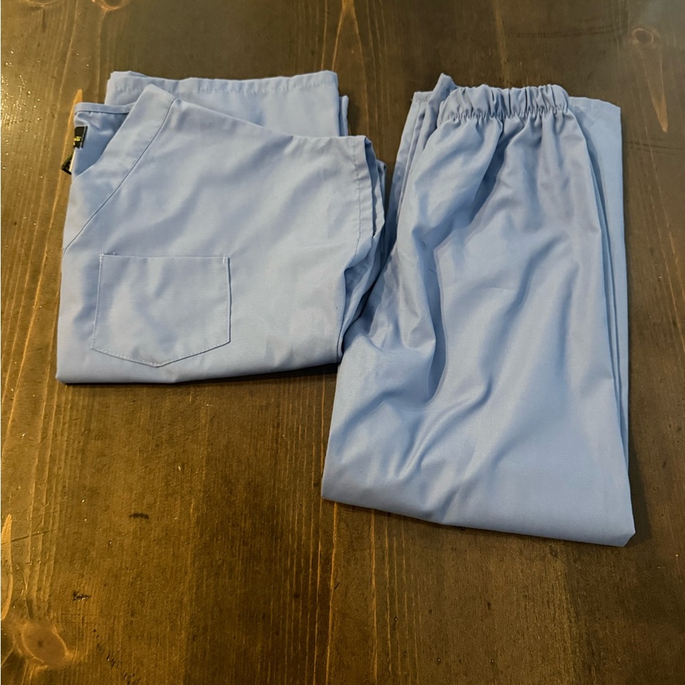 Kids Blue Scrubs, size medium 8-10 - Picture 3 of 10
